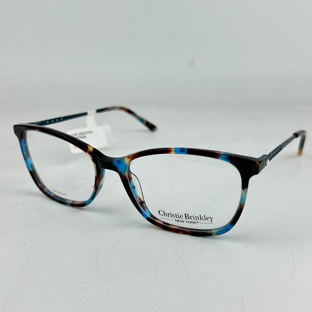 Christie Brinkley LT51361322 Womens Eyeglasses Frame Blue Cat‎ Eye 54-17-140mm